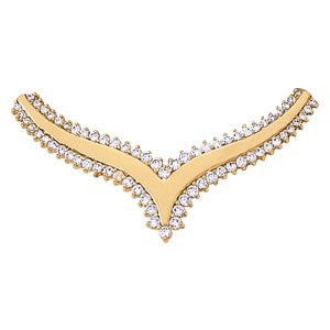Elegant Diamond Pendant Necklace with 2.38 Carat Total Weight SI1-SI2 G-H Stones