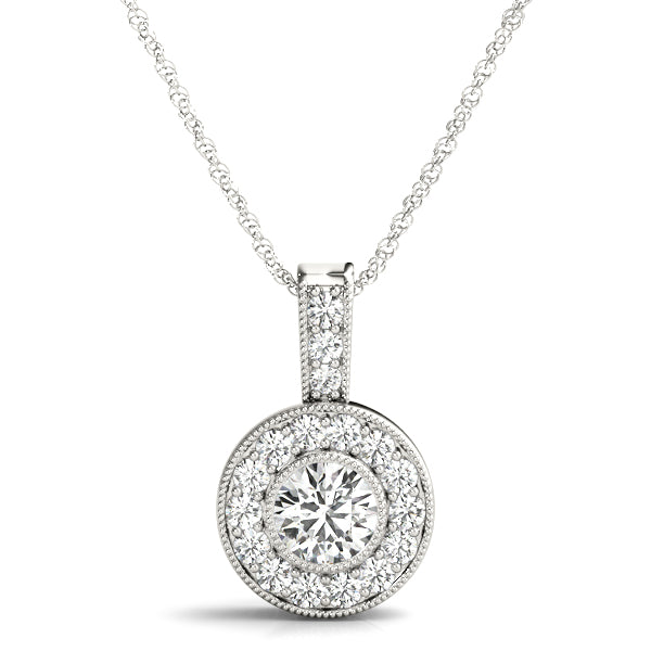 Pendants/Halo/Round