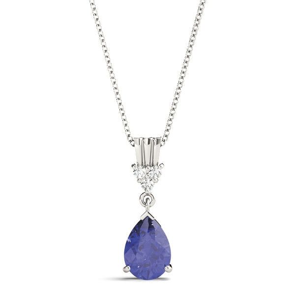 Polished Diamond Accent Pendant with 1/20 Carat Total Weight SI1-SI2 G-H Quality Stones