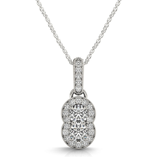 Two-Stone Jewelry/Two-Stone Pendants,Collections/Two-Stone Jewelry/Two-Stone Pendants,Pendants/Two-Stone