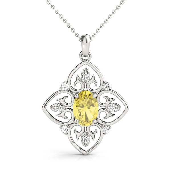Elegant 1 Carat Total Weight Diamond Pendant with SI1-SI2 G-H Quality Stones