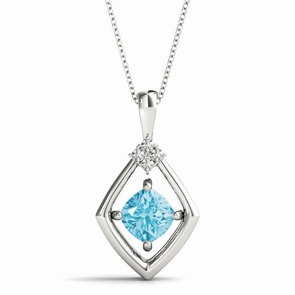 Elegant Diamond Pendant with 3/4 Carat Total Weight in SI1-SI2 G-H Quality
