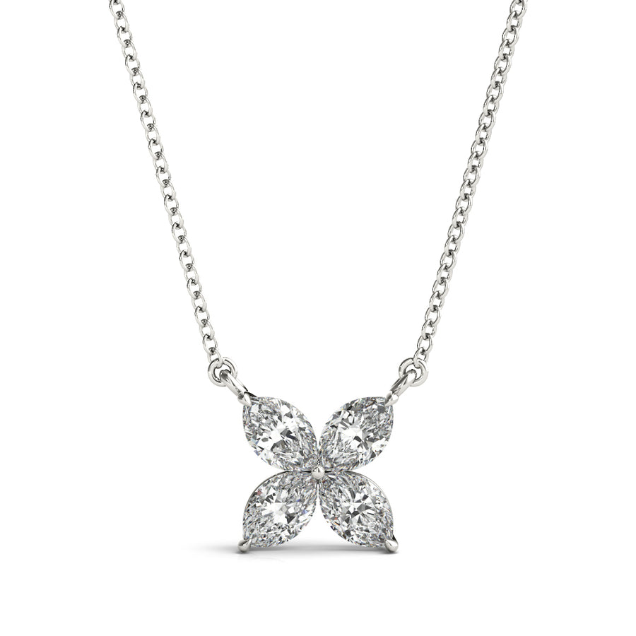 Elegant Diamond Pendant with 1/4 Carat Total Weight SI1-SI2 G-H Stones