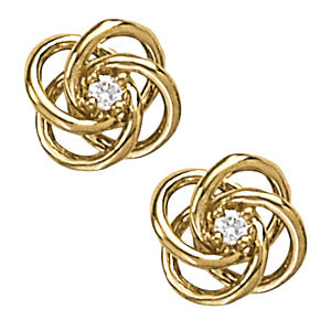 EARRINGS SINGLE STONE - Image 2