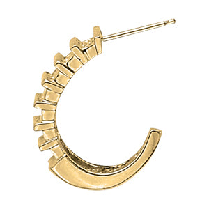 EARRINGS HOOP EARRINGS J-HOOPS - Image 3