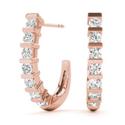 EARRINGS HOOP EARRINGS J-HOOPS - Image 6