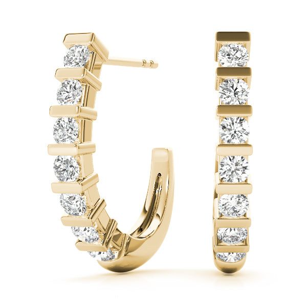EARRINGS HOOP EARRINGS J-HOOPS - Image 9