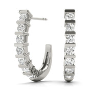 EARRINGS HOOP EARRINGS J-HOOPS - Image 2
