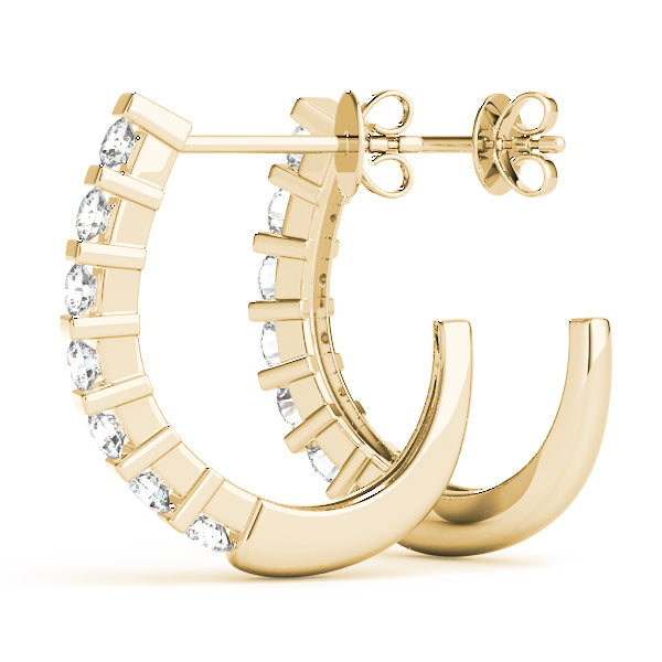 EARRINGS HOOP EARRINGS J-HOOPS - Image 7