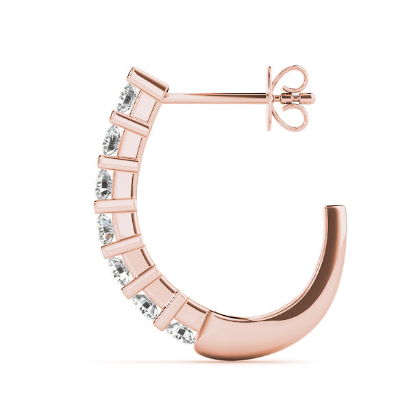 EARRINGS HOOP EARRINGS J-HOOPS - Image 5