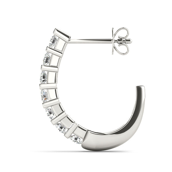 EARRINGS HOOP EARRINGS J-HOOPS - Image 3