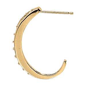 EARRINGS HOOP EARRINGS J-HOOPS - Image 3
