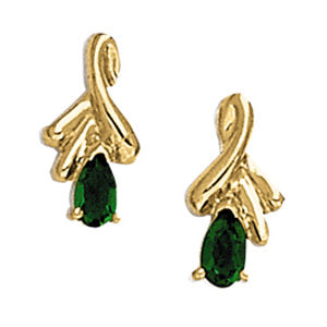 EARRING 5X3 PEAR-RIGHT - Image 2