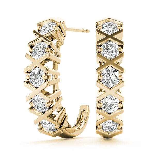 EARRINGS HOOP EARRINGS J-HOOPS - Image 7