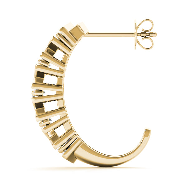 EARRINGS HOOP EARRINGS J-HOOPS - Image 8
