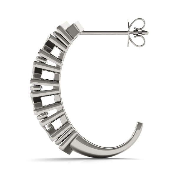 EARRINGS HOOP EARRINGS J-HOOPS - Image 5