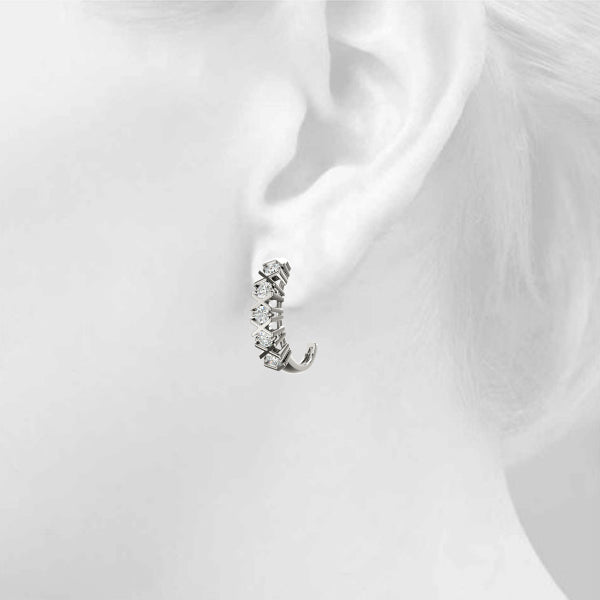 EARRINGS HOOP EARRINGS J-HOOPS - Image 3