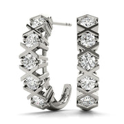 EARRINGS HOOP EARRINGS J-HOOPS - Image 2