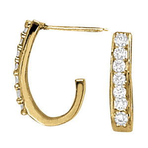 EARRINGS HOOP EARRINGS J-HOOPS - Image 2
