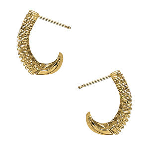 EARRINGS HOOP EARRINGS J-HOOPS - Image 2