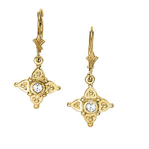 EARRINGS SINGLE STONE - Image 2