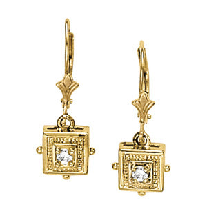 EARRINGS SINGLE STONE - Image 2