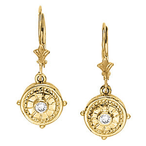 EARRINGS SINGLE STONE - Image 2