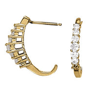 EARRINGS HOOP EARRINGS J-HOOPS - Image 3