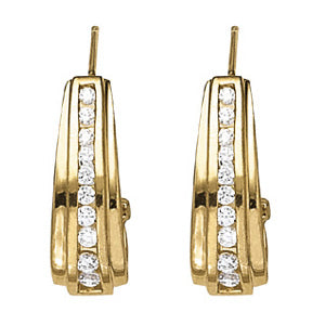 EARRINGS HOOP EARRINGS J-HOOPS - Image 2
