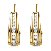EARRINGS HOOP EARRINGS J-HOOPS - Image 2