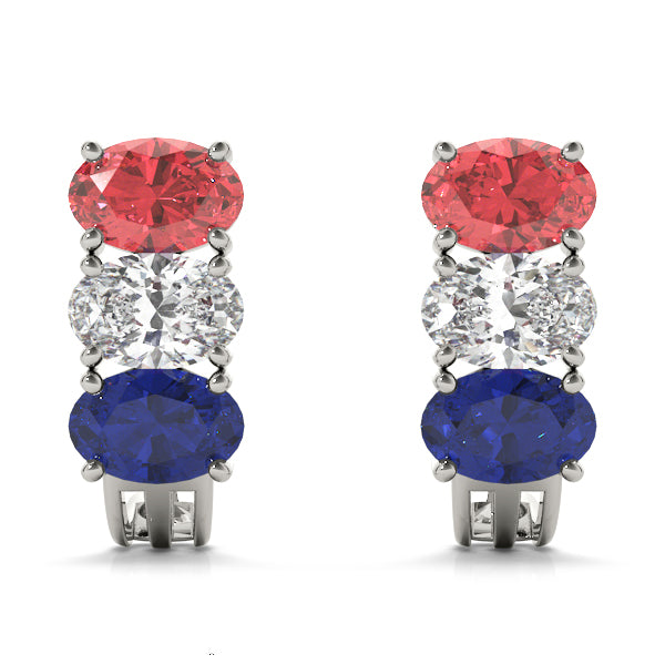 EARRINGS COLOR OVAL - Image 2