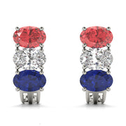 EARRINGS COLOR OVAL - Image 2