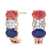 EARRINGS COLOR OVAL - Image 9