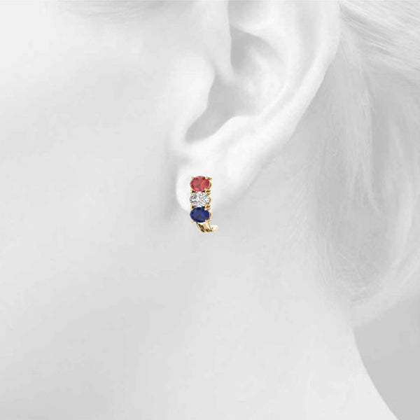 EARRINGS COLOR OVAL - Image 10