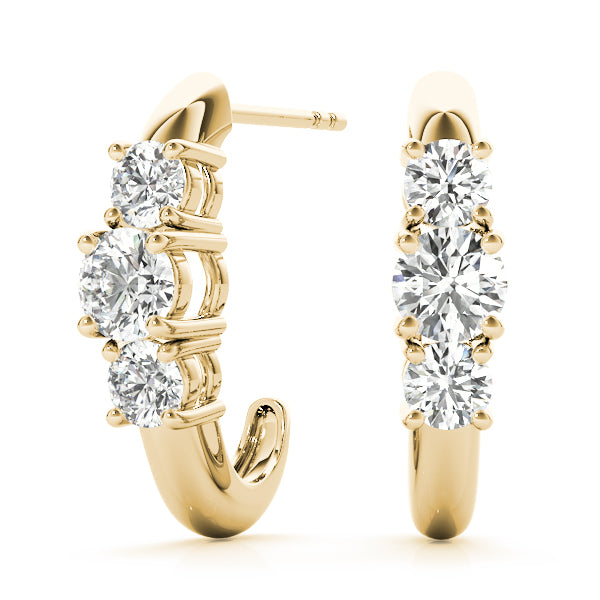 EARRINGS 3 STONE - Image 3