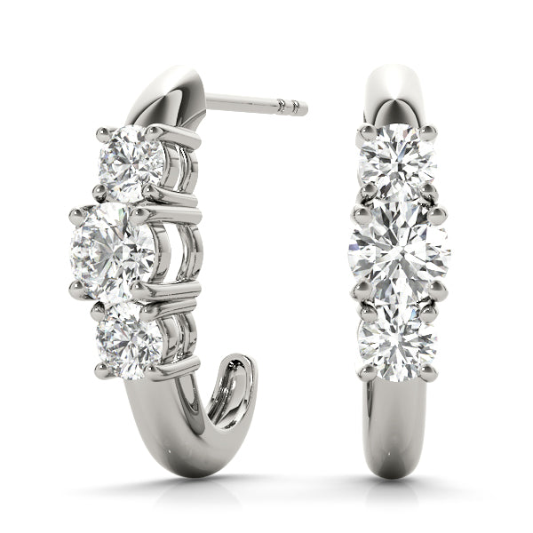 EARRINGS 3 STONE - Image 2