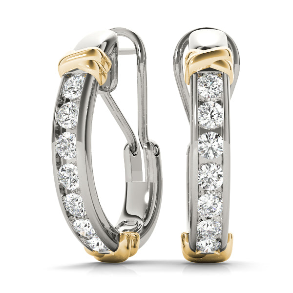 EARRINGS HOOP EARRINGS J-HOOPS - Image 2