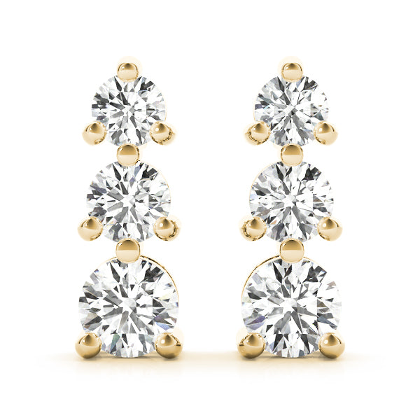 EARRINGS 3 STONE - Image 4