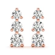 EARRINGS 3 STONE - Image 5