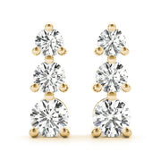 EARRINGS 3 STONE - Image 4