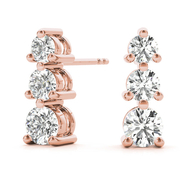 EARRINGS 3 STONE - Image 3