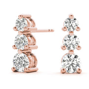 EARRINGS 3 STONE - Image 3