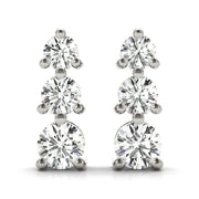 EARRINGS 3 STONE - Image 2