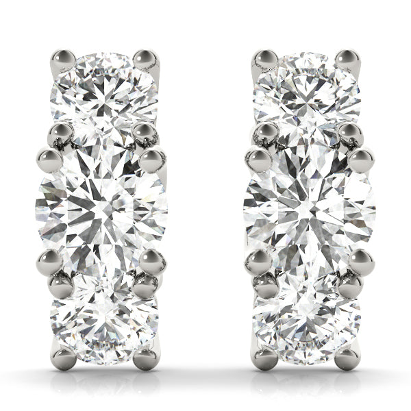 EARRINGS 3 STONE - Image 2