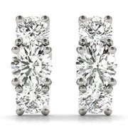 EARRINGS 3 STONE - Image 2
