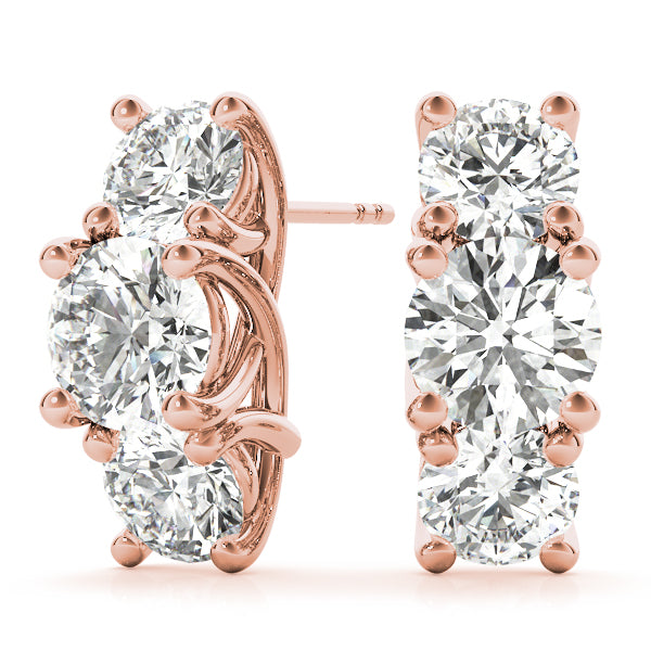 EARRINGS 3 STONE - Image 3
