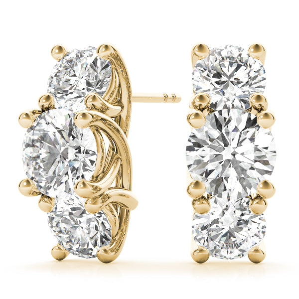 EARRINGS 3 STONE - Image 4