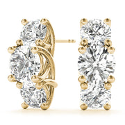 EARRINGS 3 STONE - Image 4