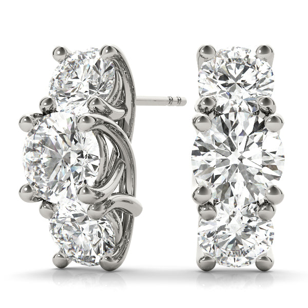 EARRINGS 3 STONE - Image 5