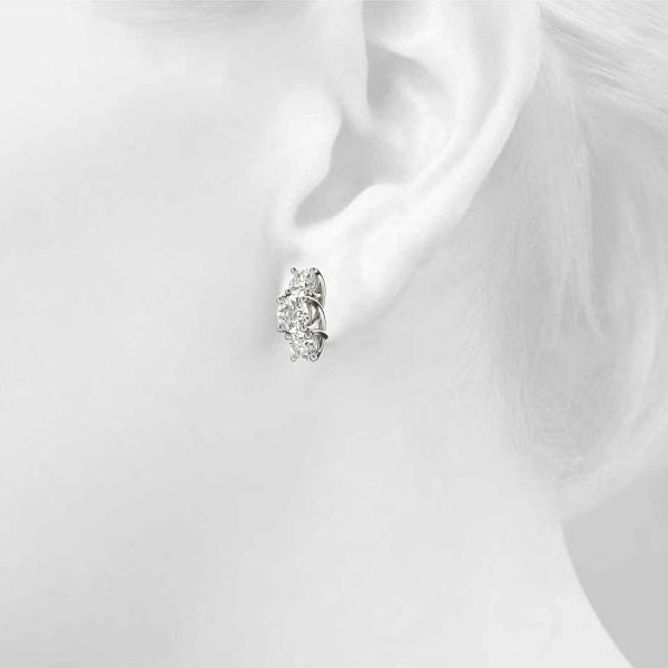 EARRINGS 3 STONE - Image 6